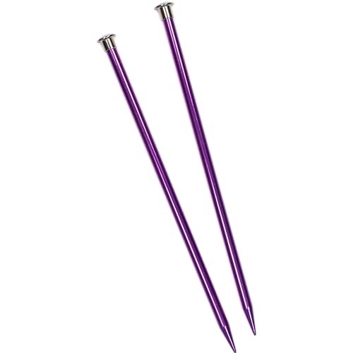 Boye Simplicity Creative Group, Inc 10-Inch, Size 11 Aluminum Single Point Knitting Needles, Violet - Image 3
