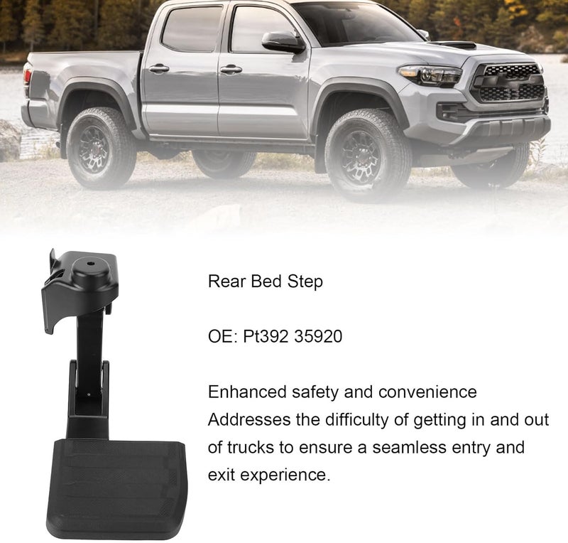 RiToEasysports Truck Step, Metal Folding Retractable Bed Step for Easy Access for Drivers Workers and Outdoor Enthusiasts - Image 3