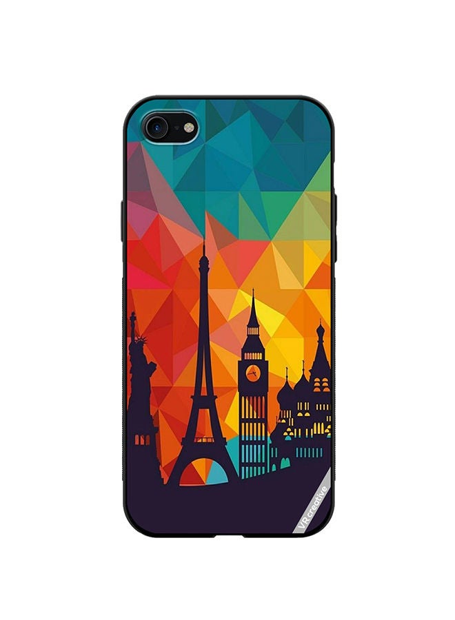 VR CREATIVE Protective Case Cover For Apple iPhone SE (2022) Multicolur Design Multicolour - Image 1