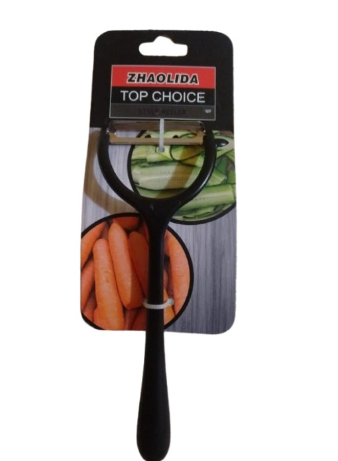 Zhaolida Vegetable and fruit peeler with a wide stainless steel blade - Image 1