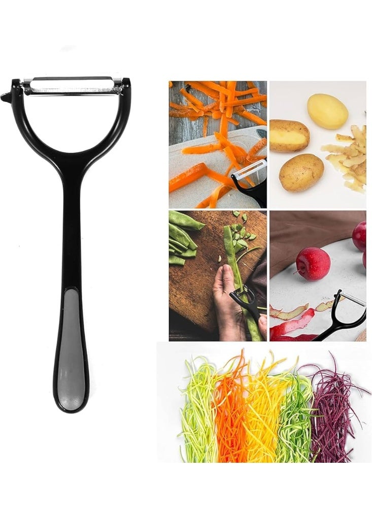 Zhaolida Vegetable and fruit peeler with a wide stainless steel blade - Image 2
