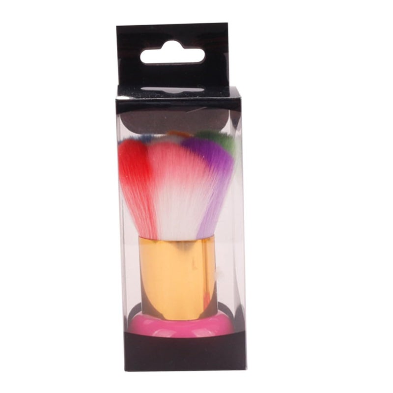 1pc Creative Nail Brush For Manicures Lightweight Dust Cleaner Professional Home Use Short Handle Bristles Nail Art Cleaning 8 7x5cm Multi - Image 2