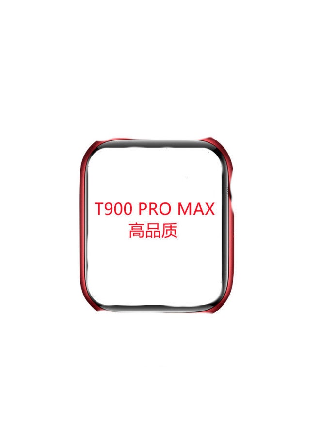 T900 Pro MAX Smart Watch Double Button Rotating HD Screen Custom Wall Heart Rate Meter Step Sports Watch-Colour:Green