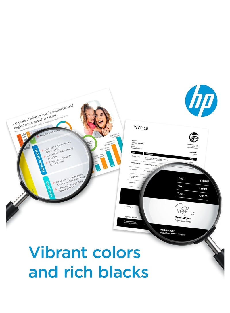 HP Toner HP 106A (W1106A) Original Toner Cartridge Black Works with HP Laser 107, 135 HP LaserJet 107, 135, 137 Printers - Image 3