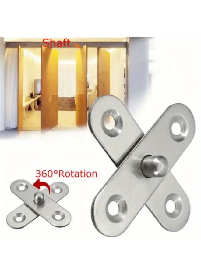 Stainless Steel 360 Degree Rotating Door Hinge Easy Install For Wooden Aluminum Doors - Image 1