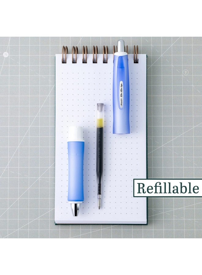 بايلوت قلم حبر جاف بايلوت دكتور جريب فروستد، قابل لإعادة التعبئة والسحب، متوسط الرأس، أسطوانات بألوان متنوعة، حبر أسود، عبوة من 3 قطع (14628) - Image 4