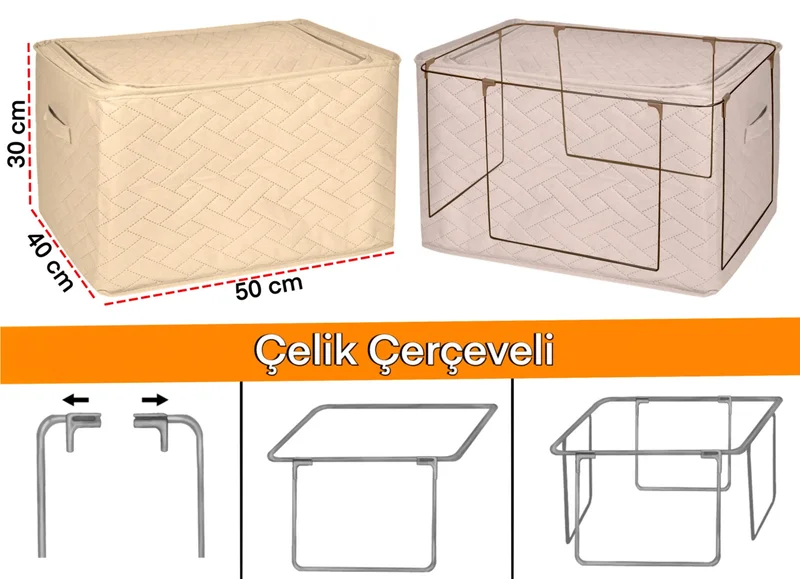 Seryat Steel Framed Multi-Purpose Saddle Maxi -Stranded Saddle 40X50X30CM Sweater and Blanket