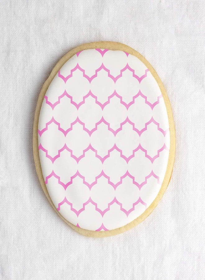 Stencil Revolution Moroccan Cookie Stencil Template - Reusable & Durable Food Safe Stencils for Cookies and Baking - Image 2