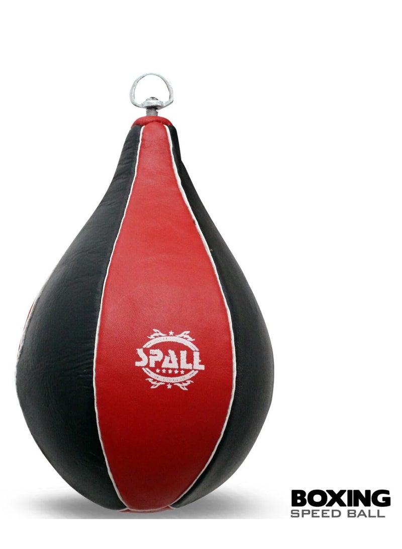 Spall Speed Ball Boxing Leather MMA Muay Thai Training Punching Bag | Ideal for All Surfaces, Kids & Adults | Match-Ready | Includes Pump & Needle | Durable & Long-Lasting Performance - Image 2