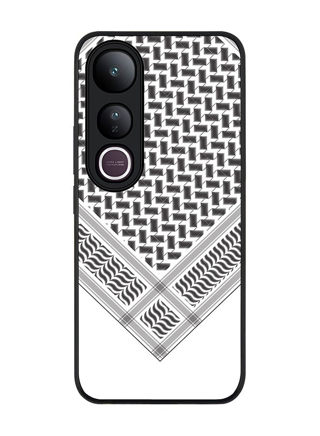 Stylizedd For vivo V50 Lite Case,Slim fit Camera Protection, Shockproof Thin Phone cover  - Victory Shemag(Black)