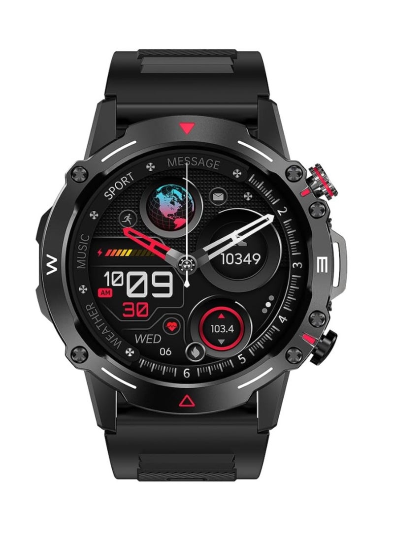 Smart Watch 410mAh AMOLED Smart Watches for Men Smartwatches Bluetooth Make/Answer Calls Fitness Modes and Sleep Modes Multi-app Message Reminder Monitor Multi Language  - Image 2