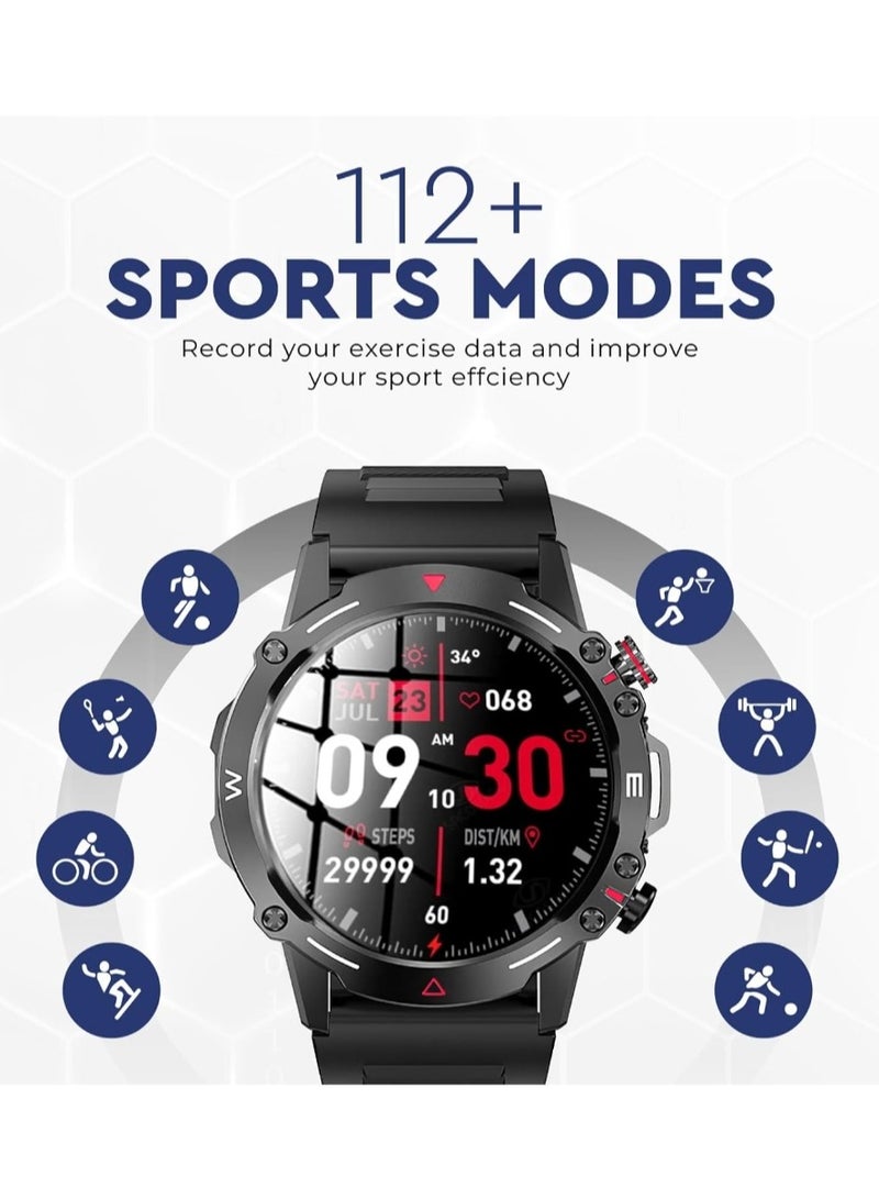 Smart Watch 410mAh AMOLED Smart Watches for Men Smartwatches Bluetooth Make/Answer Calls Fitness Modes and Sleep Modes Multi-app Message Reminder Monitor Multi Language  - Image 5