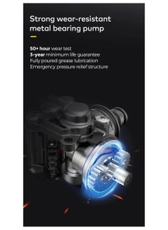 HOTO Cordless Pressure Washer – 20V Power Washer for Car, Home, Patio, Outdoor Cleaning – 350 PSI (24 Bar), 6-in-1 Adjustable Nozzle (Foam, Jet, Mist), 200W Motor, 2000mAh Battery, Type-C Fast Charging, Lightweight, Self-Priming, 6M Hose – Black  - Image 5