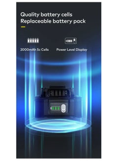 HOTO Cordless Pressure Washer – 20V Power Washer for Car, Home, Patio, Outdoor Cleaning – 350 PSI (24 Bar), 6-in-1 Adjustable Nozzle (Foam, Jet, Mist), 200W Motor, 2000mAh Battery, Type-C Fast Charging, Lightweight, Self-Priming, 6M Hose – Black  - Image 4