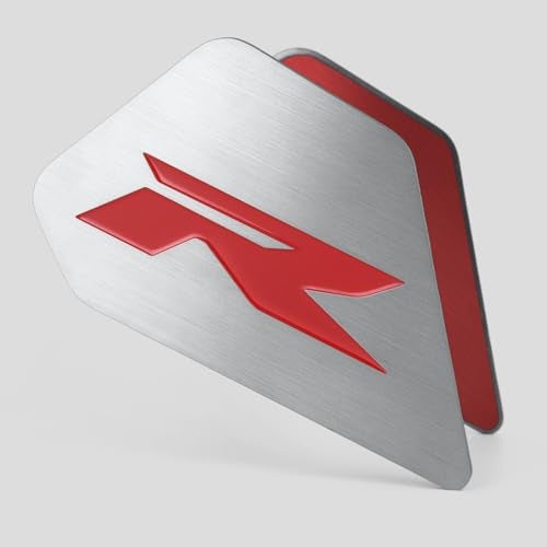 WOOGA Motorcycle Body Frame Filler fit for Ho&n&da CBR 650R CB650R 2019-2025 Frame Side Panel Cover Trim Covers Stainless Steel Badge Decoration Cover CBR 650 R Type R Emblem (Red) - Image 5