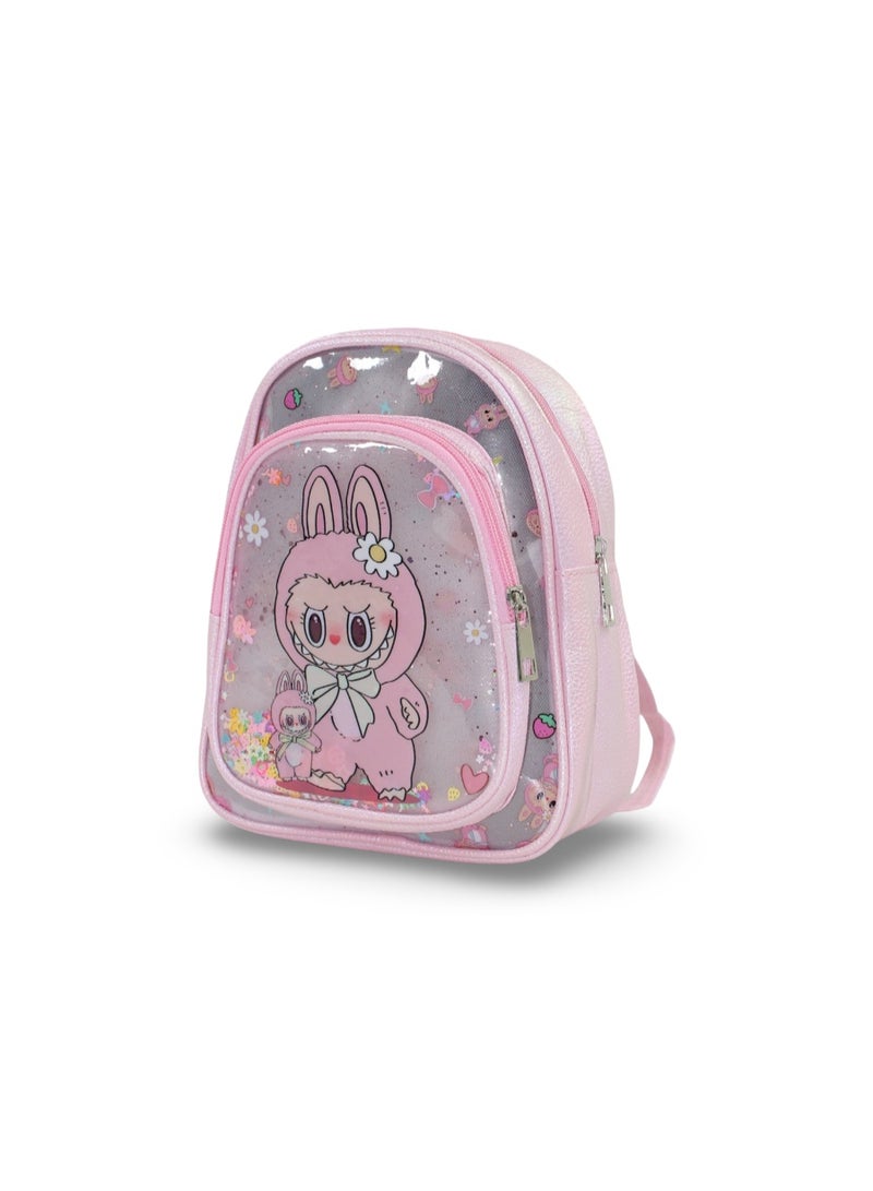 Labubu School Backpack – Pink - Image 1