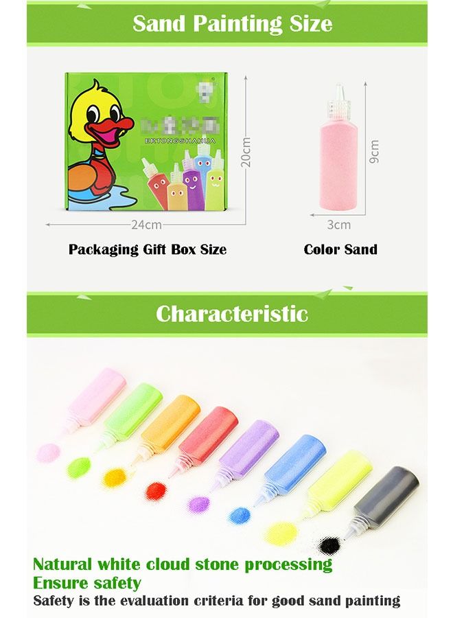 زي سي إم - هابي مجموعة لوحات الرسم بالرمل ذاتي الصنع من 24 قطعة - Image 2