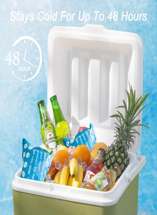 Lagincig 50PCS Ice Packs for Coolers Shipping Lunch Box Cold Cooler Bag Long Lasting Reusable Ice Pack Gel Freezer Packs for Camping Beach Fishing Shipping Food - Image 2