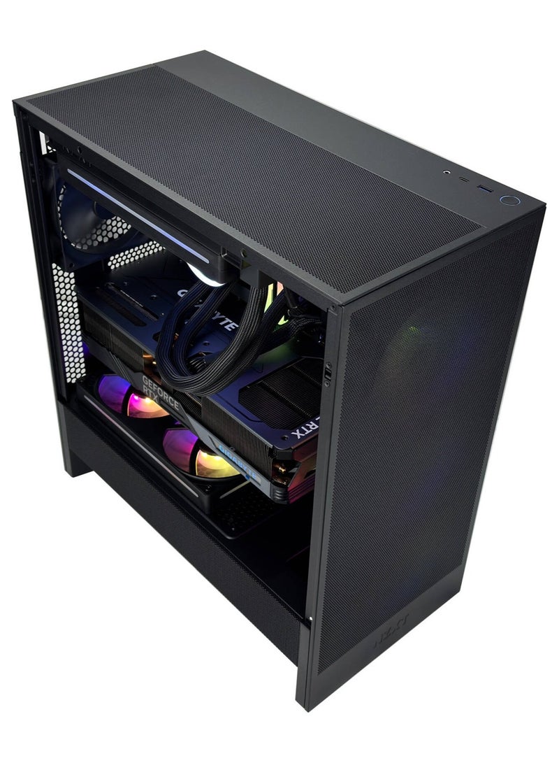 NANOTECH Blackshark Pro Gaming PC - AMD Ryzen 7 9800X3D AM5 Processor, 8 Cores & 16 Threads, X870 Motherboard, DDR5 32GB (2*16) Ram, 2TB Gen 4.0*4 NVMe M.2 SSD, Nvidia GeForce RTX 5080 16GB GDDR7 Graphics Card, 2 Fan AIO Liquid Cooler, 850W 80 Plus Gold Power Supply, WindowsÂ 11Â ProÂ |Â Wi-Fi - Image 3