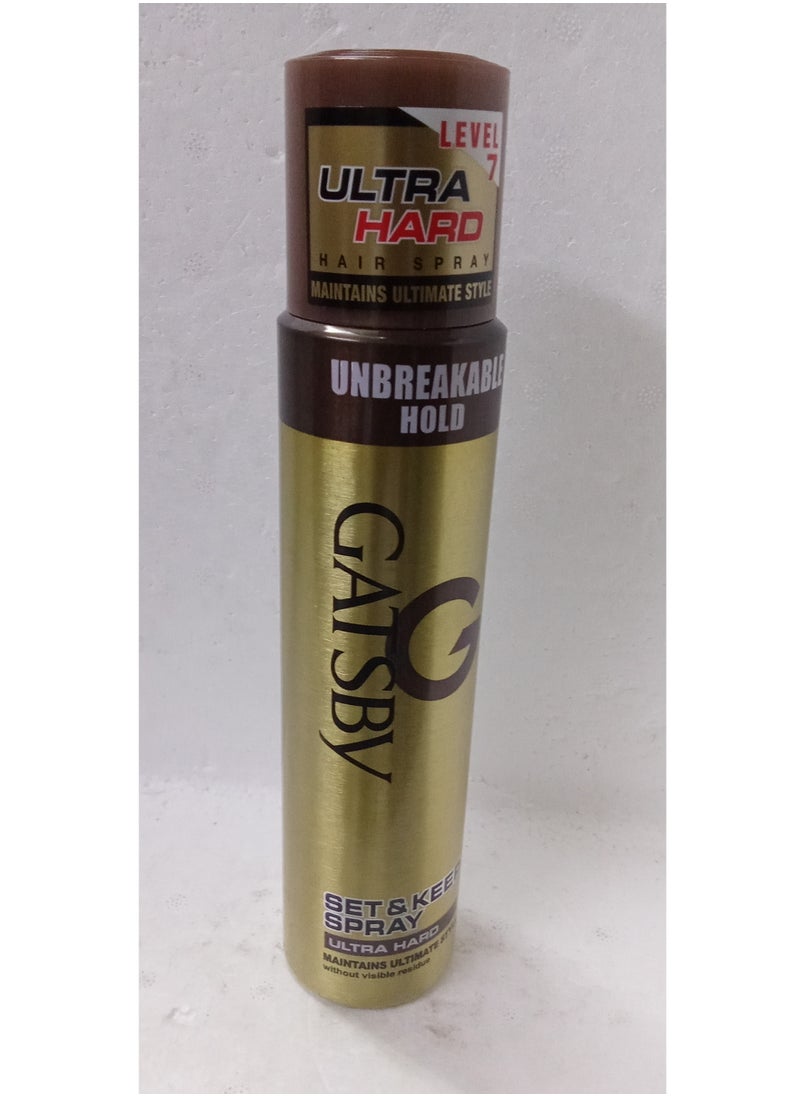 GATSBY Hairspray 250ml Ultra Hold 