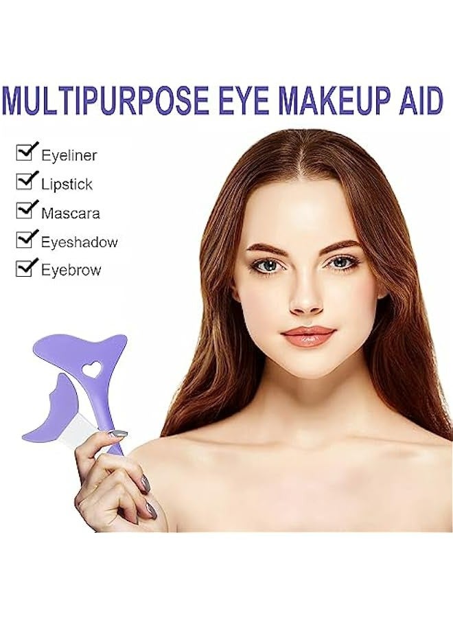 Eye Makeup Stencil Set for Mascara, Eyeshadow, and Eyeliner Application - Image 2