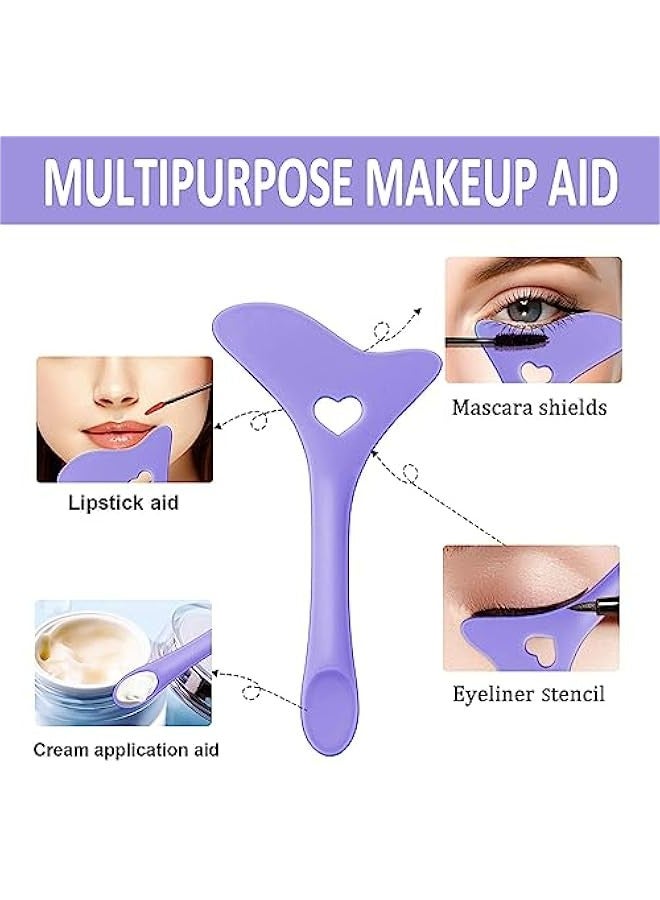 Eye Makeup Stencil Set for Mascara, Eyeshadow, and Eyeliner Application - Image 4