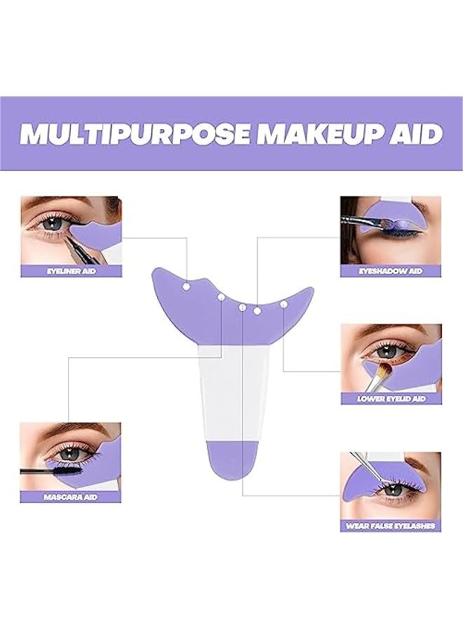 Eye Makeup Stencil Set for Mascara, Eyeshadow, and Eyeliner Application - Image 5