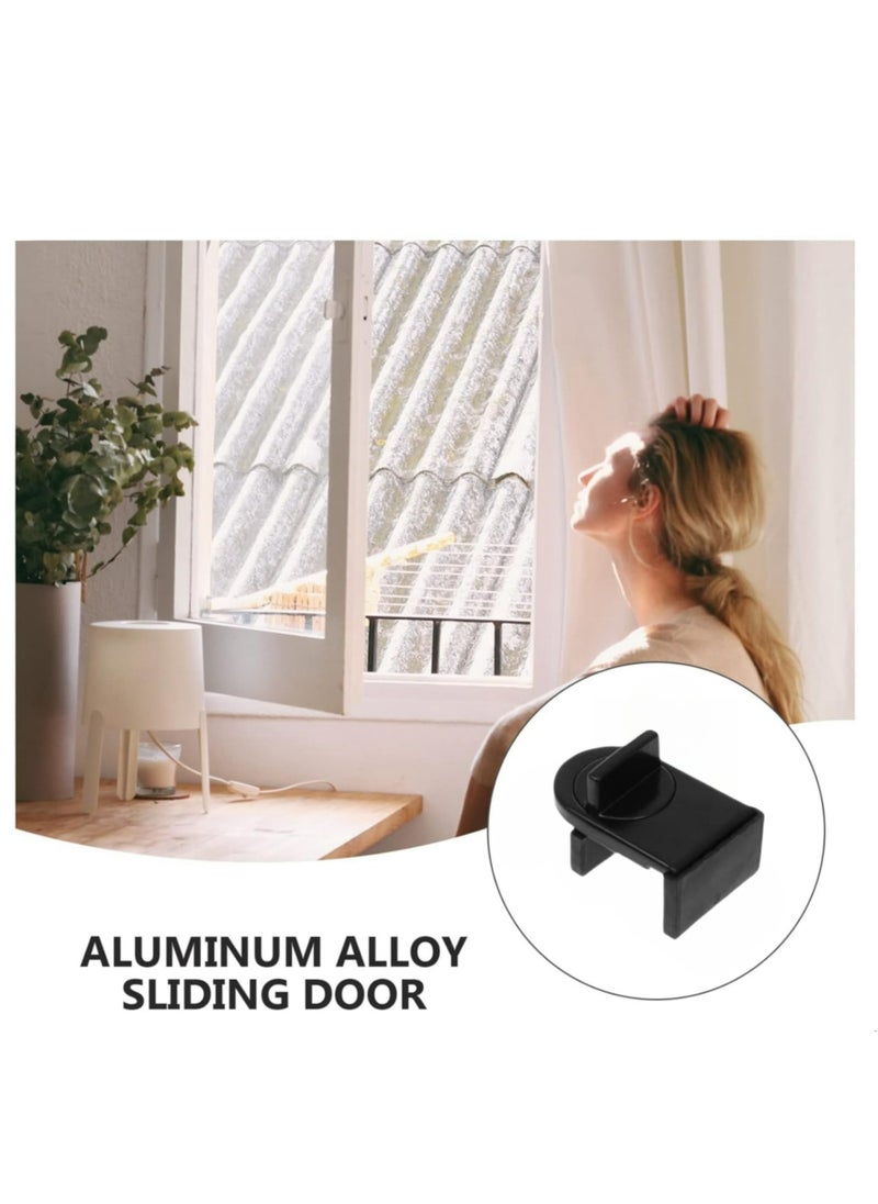 Generic 1pc Door and Window Safety Lock Anti Window Lock Sliding Glass Door Locks Child Locks Door Lock Stopper Window Protective Lock Protection Lock Baby Aluminum Alloy Windproof  - Image 2