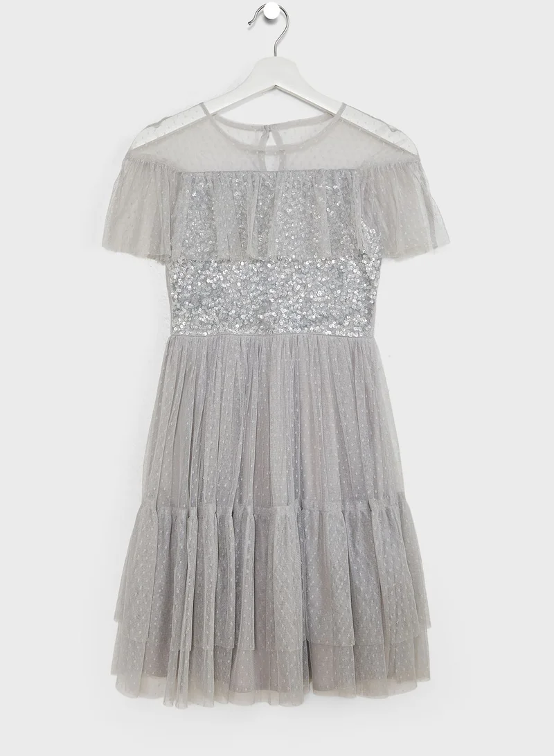 Mini Maya Kids Embellished  Dress