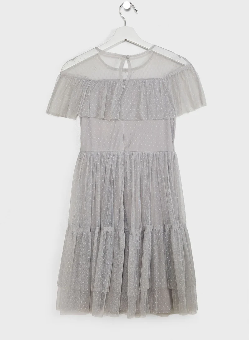 Mini Maya Kids Embellished  Dress