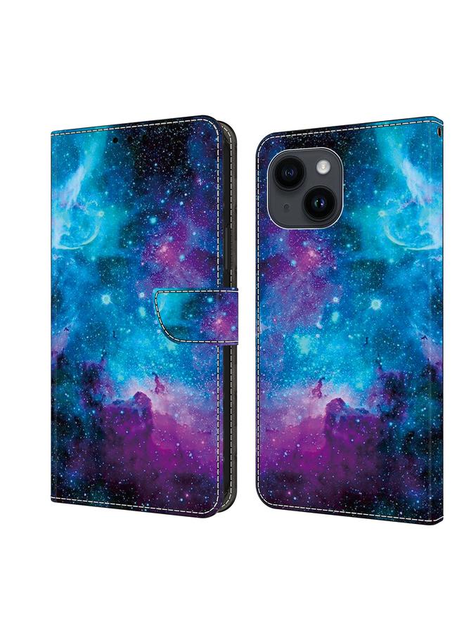 Zaboon Case For iPhone 12 mini/13 mini Crystal Painted Leather Phone case - Image 1