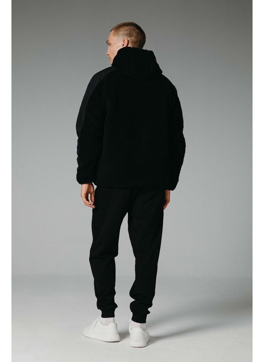 Ellesse Zippered Hooded Men's Sweat EM250-BK  - Image 5