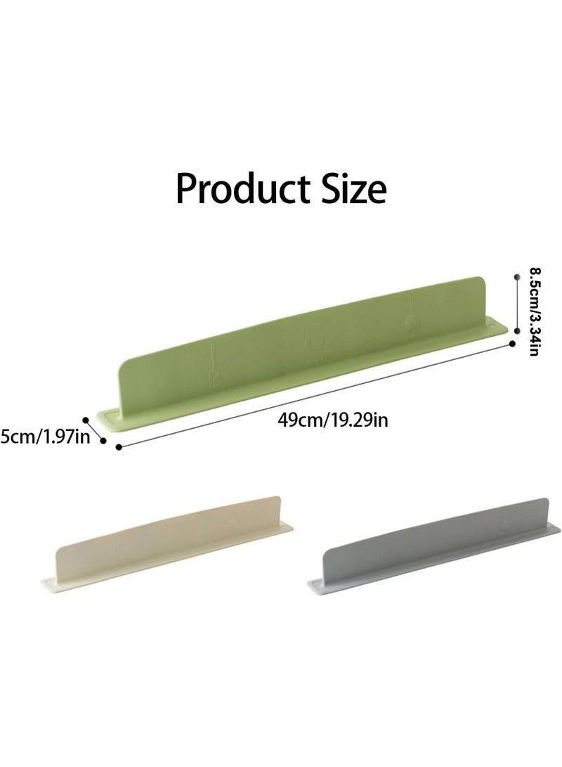 Silicone Sink Splash Guard, 49 cm Wide Kitchen Sink Water Barrier with Strong Suction Cups, Anti-Splash Protector for Dishwashing Countertops, Grey - Image 2