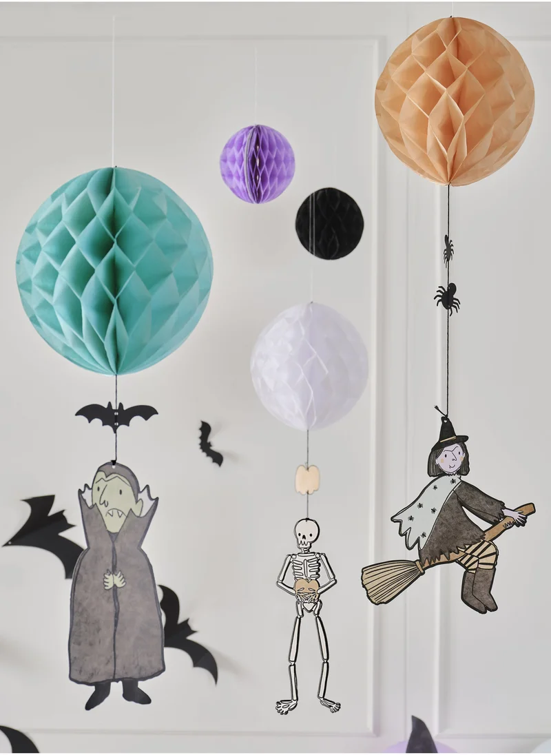 جينجر راي Halloween Honeycomb with Hanging Characters