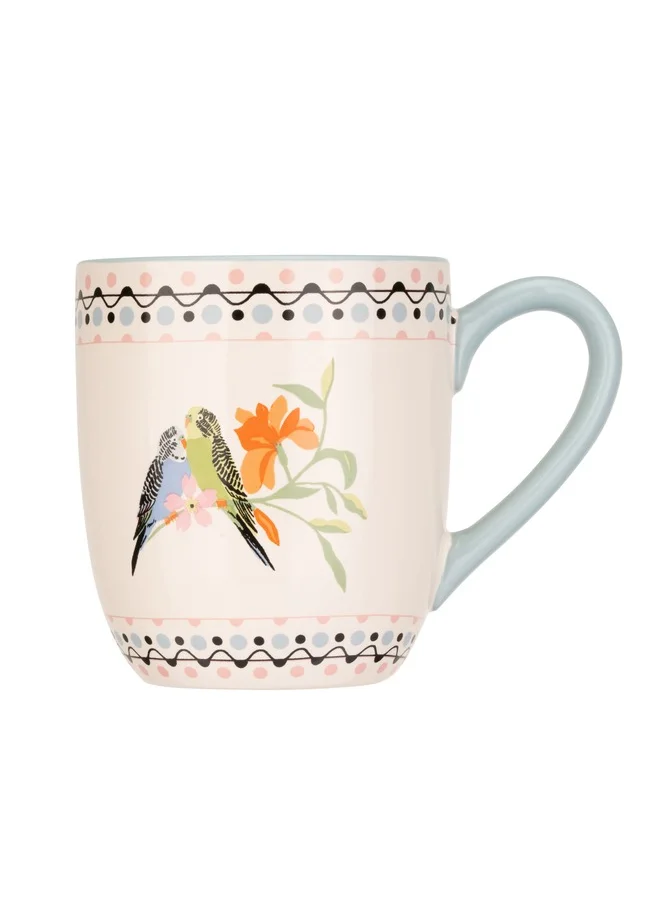 كاث كيدستون Cath Kidston Budgie Breakfast Mug Blue