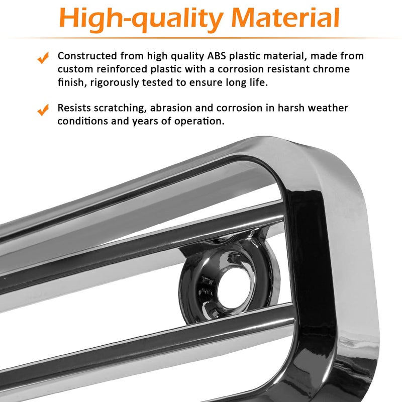 USSKYBOY Chrome Plated Side Marker Guard Trim Protector Exterior Accessories for 2003-2009 Hummer H2 SUV SUT - Image 5