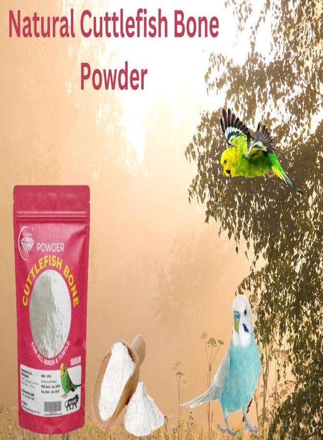مسحوق عظام الحبار الممتاز من نيتيشري®، 200 غرام، حبيبات عظام الحبار، مكمل كالسيوم طبيعي للطيور، مناسب للعصافير، الببغاوات الأسترالية، الببغاوات الصغيرة، طيور الحب، الكوكاتيل، الببغاء الرمادي الأفريقي، المكاو، الكوكاتو، عبوة من قطعتين - Image 5