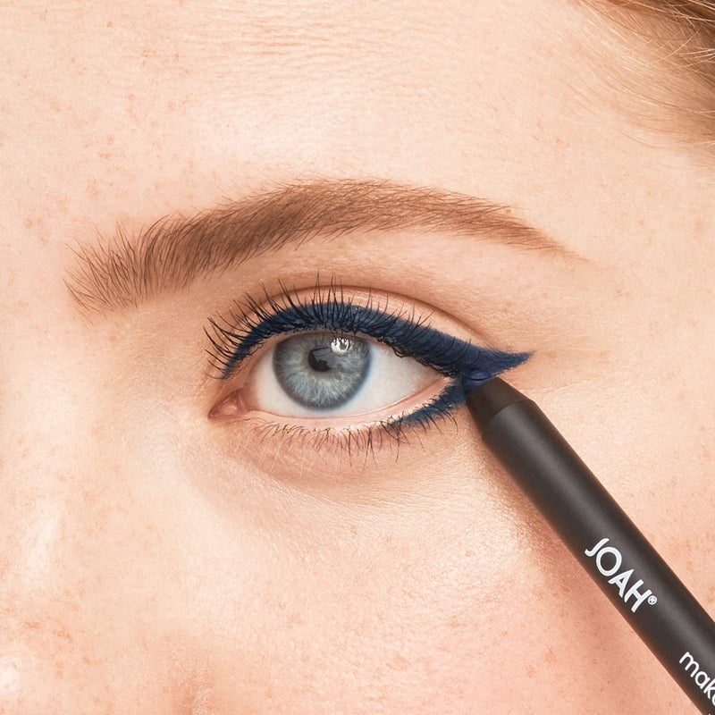 JOAH Make Her Gel-ous Gel Eyeliner with Self-Sharpening Pencil, Waterproof & Long-Lasting Intense Color Definition & Finish, Creamy No-Tug Formula - Deep Blue - Image 5