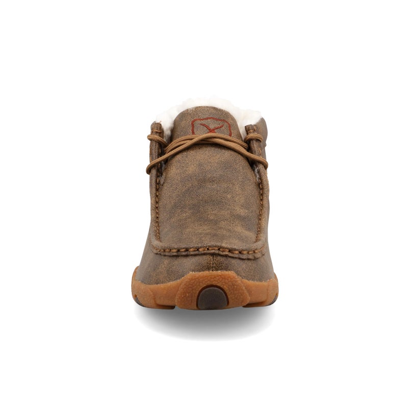 Twisted X Women's Chukka Driving Moc, Moc Toe, Bomber & Fur Lining, 8 M - Image 5