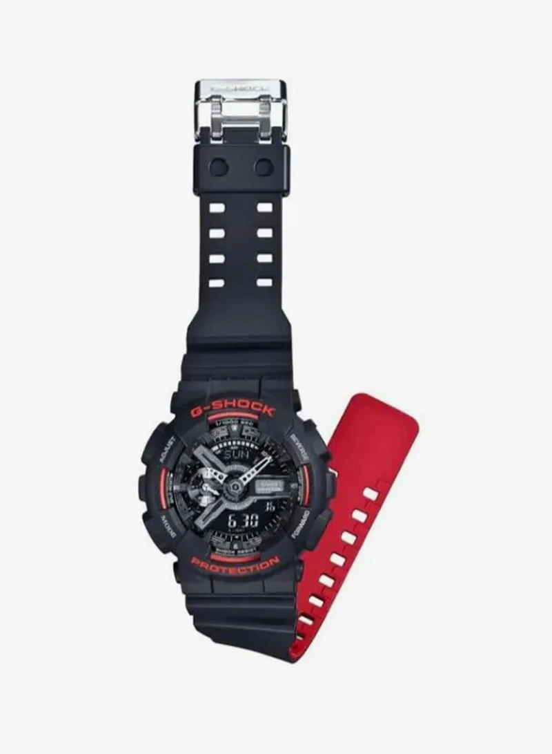 G-shock Men's Analog-Digital Display Watch With Two Tone Resin Strap - GA-110HR-1ADR