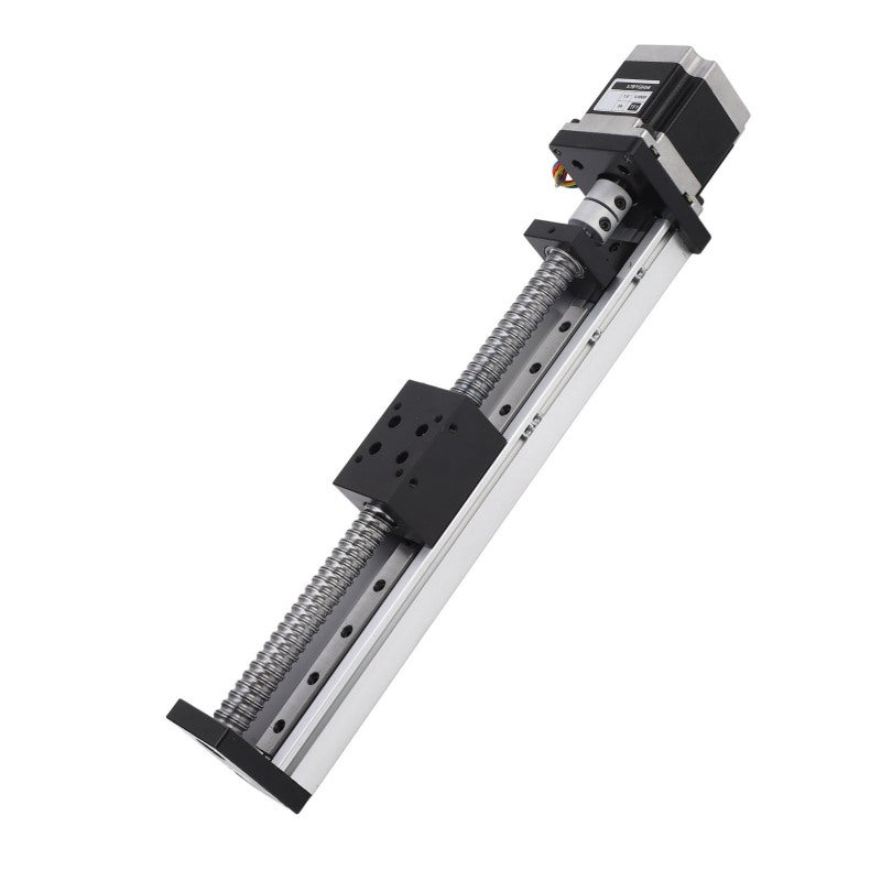 Linear Motion Actuator 200mm Stroke 16mm Ballscrew High Load Capacity - Sturdy Aluminum Alloy Precise Linear Slide Table for Industrial Cnc Milling Lathe Grinder Machinery - Image 4