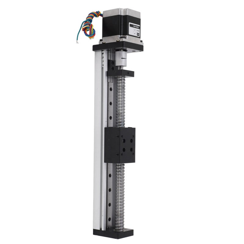 Linear Motion Actuator 200mm Stroke 16mm Ballscrew High Load Capacity - Sturdy Aluminum Alloy Precise Linear Slide Table for Industrial Cnc Milling Lathe Grinder Machinery - Image 3