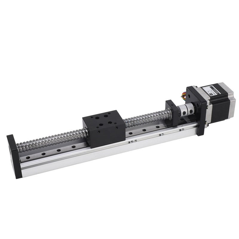 Linear Motion Actuator 200mm Stroke 16mm Ballscrew High Load Capacity - Sturdy Aluminum Alloy Precise Linear Slide Table for Industrial Cnc Milling Lathe Grinder Machinery - Image 2