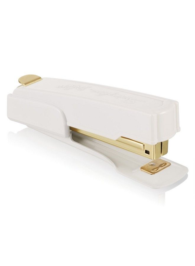 Swingline Stapler 20 Sheet Capacity Durable Metal Small Half Strip Vintage White Gold (S7042301Az) - Image 2