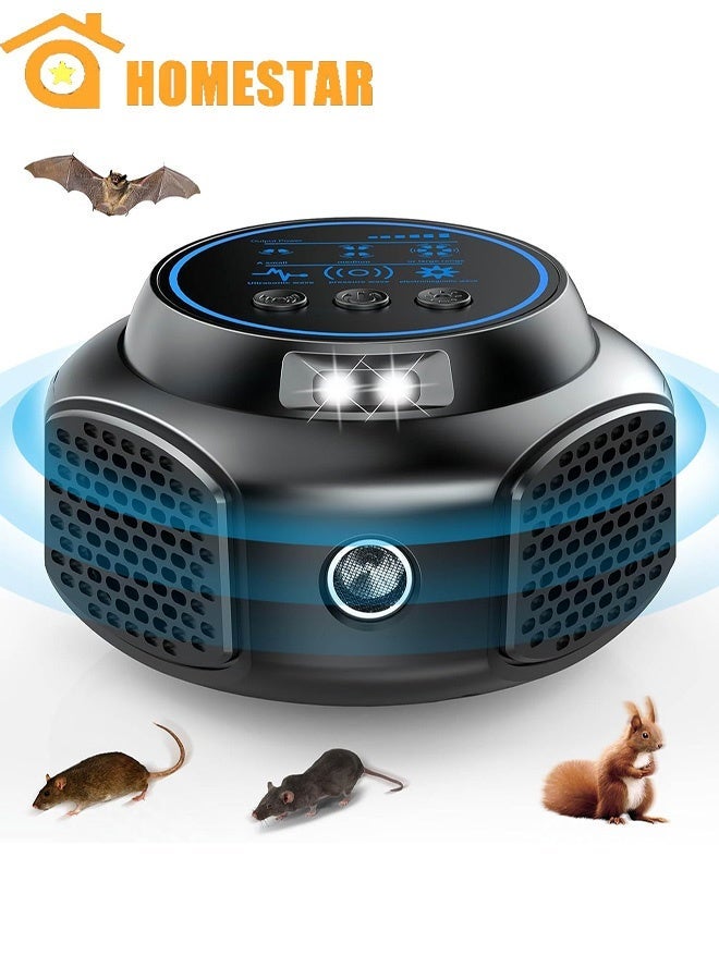HOMESTAR Ultrasonic Pest Repellent Plug in, Indoor Electronic Deterrent for Mouse, Squirrel, Rodent, Roach, Spider Control for Garage, Attic, for Kitchen, Home - Image 1