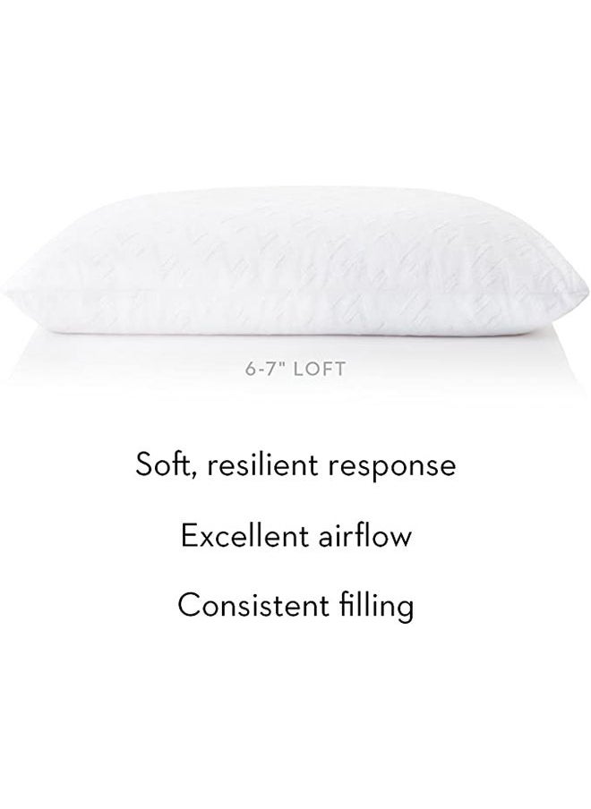 SLUUPY - Sluupy Shredded Natural Latex Pillow for Sleeping for Side,Stomach and Back Sleepers. Orthopedic Adjustable Bed Pillow. Queen Size 50x70 cm - Image 1
