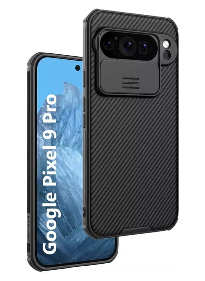 Nillkin Case for Google Pixel 9 Pro Case, nillkin CamShield case Protective Cover with Camera Protector Hard PC Ultra Thin Anti-Scratch Phone Case For Google Pixel 9 Pro 5G 2024 Black (Black)  - Image 1