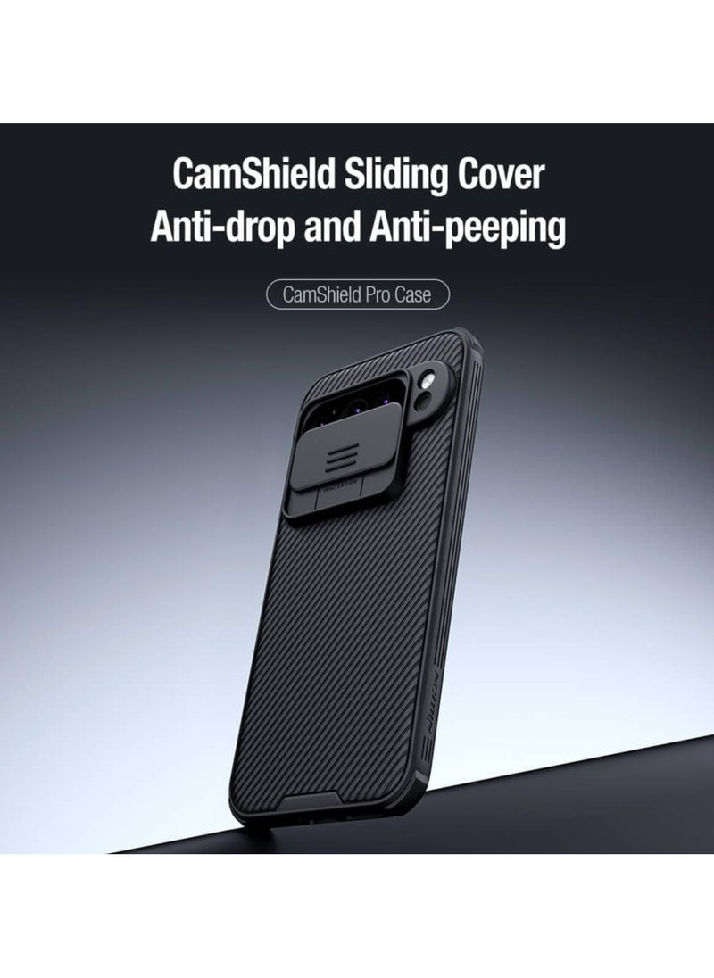 Nillkin Case for Google Pixel 9 Pro Case, nillkin CamShield case Protective Cover with Camera Protector Hard PC Ultra Thin Anti-Scratch Phone Case For Google Pixel 9 Pro 5G 2024 Black (Black)  - Image 2