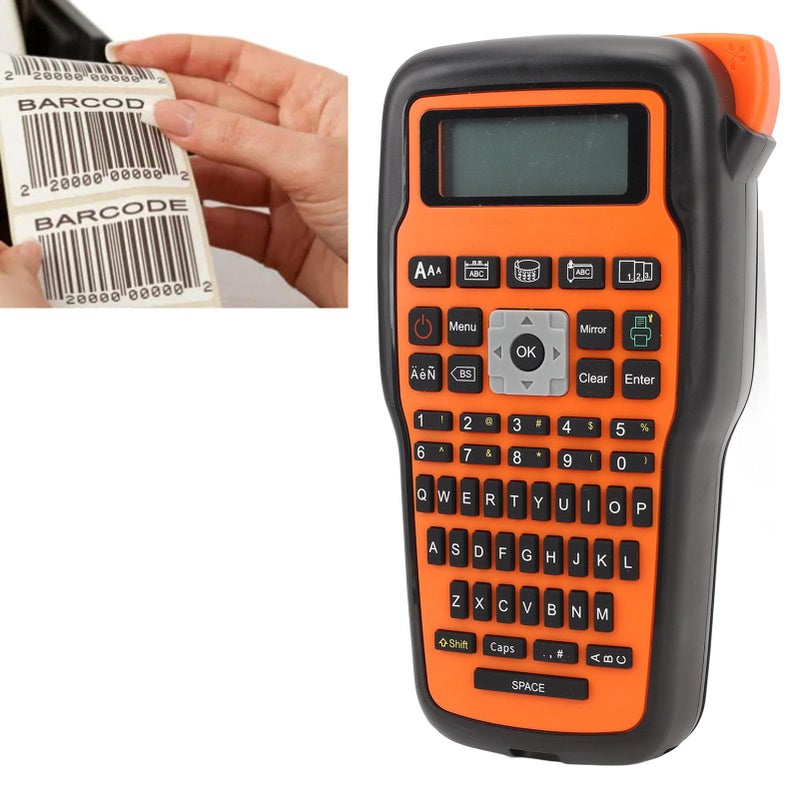 Portable Thermal Label Printer with Keyboard Battery Powered for Home Office Use - Image 5