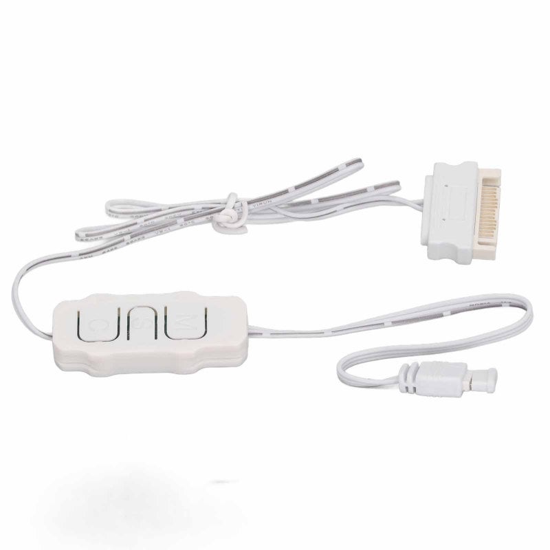 كابل تحكم ARGB 3Pin 5V يعمل بالطاقة SATA باللون الأبيض - وحدة تحكم ARGB لمراوح الكمبيوتر مع أوضاع إضاءة متعددة وتصميم بزر بسيط للتحكم اليدوي - Image 5